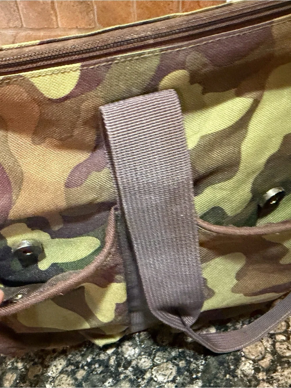 Skip Hop Camouflage Duffel Bag - Green/Brown